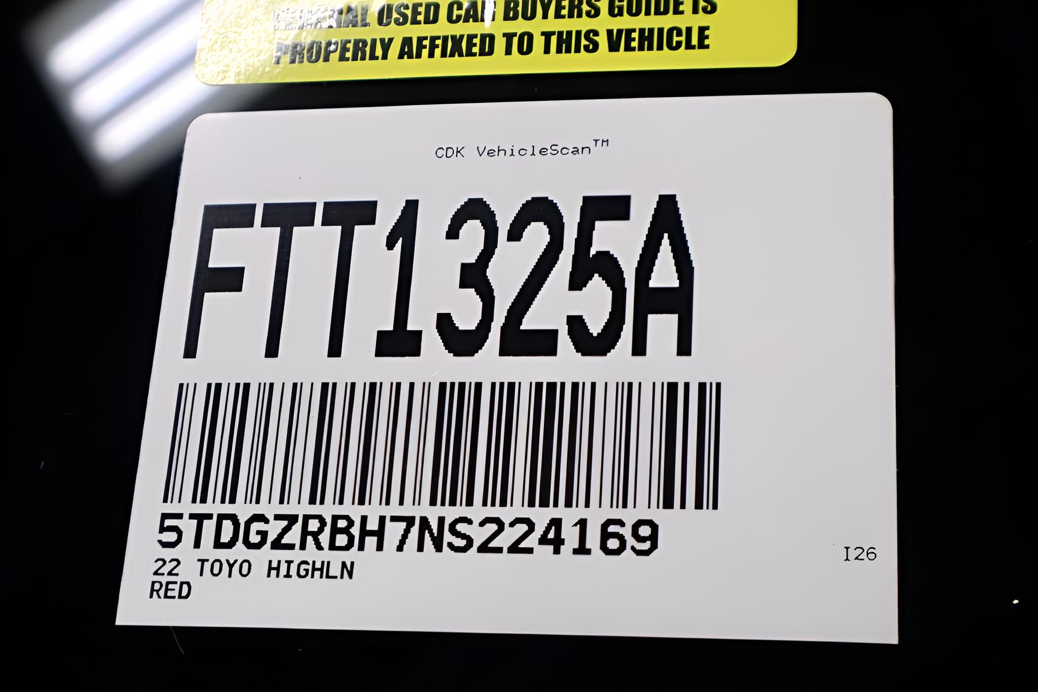 2022 Toyota Highlander XLE