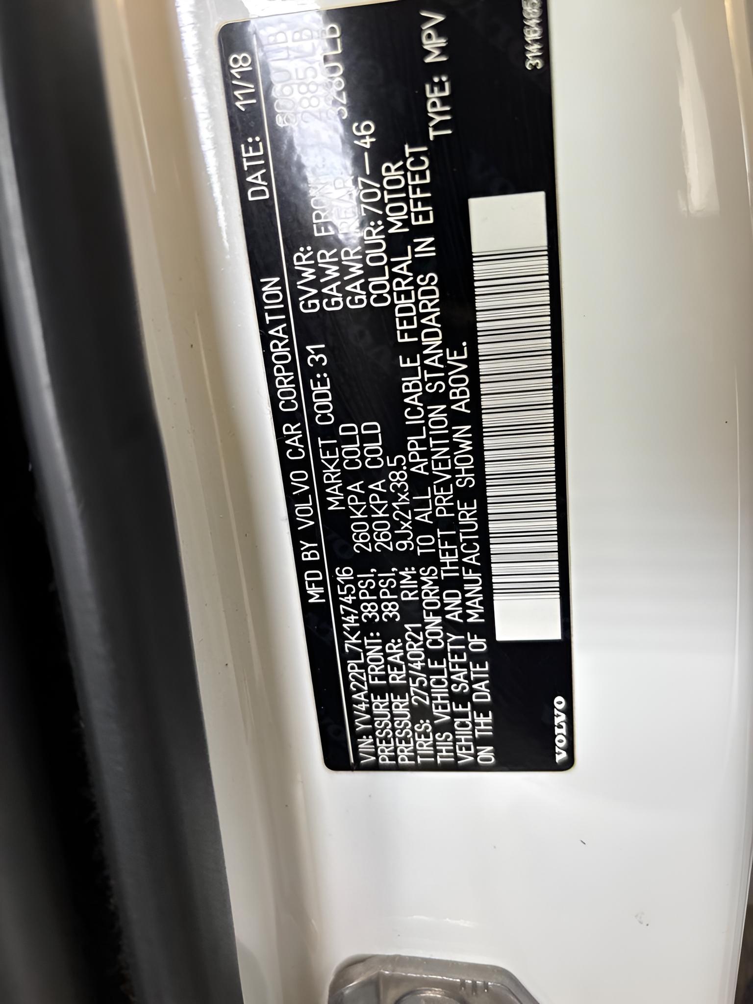 2019 Volvo XC90 T6 Inscription