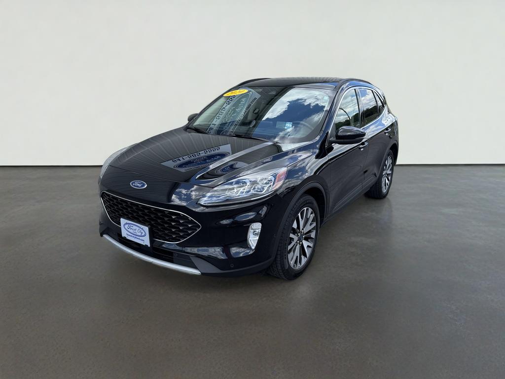 Used 2020 Ford Escape Titanium with VIN 1FMCU9J93LUA60222 for sale in Forest City, IA