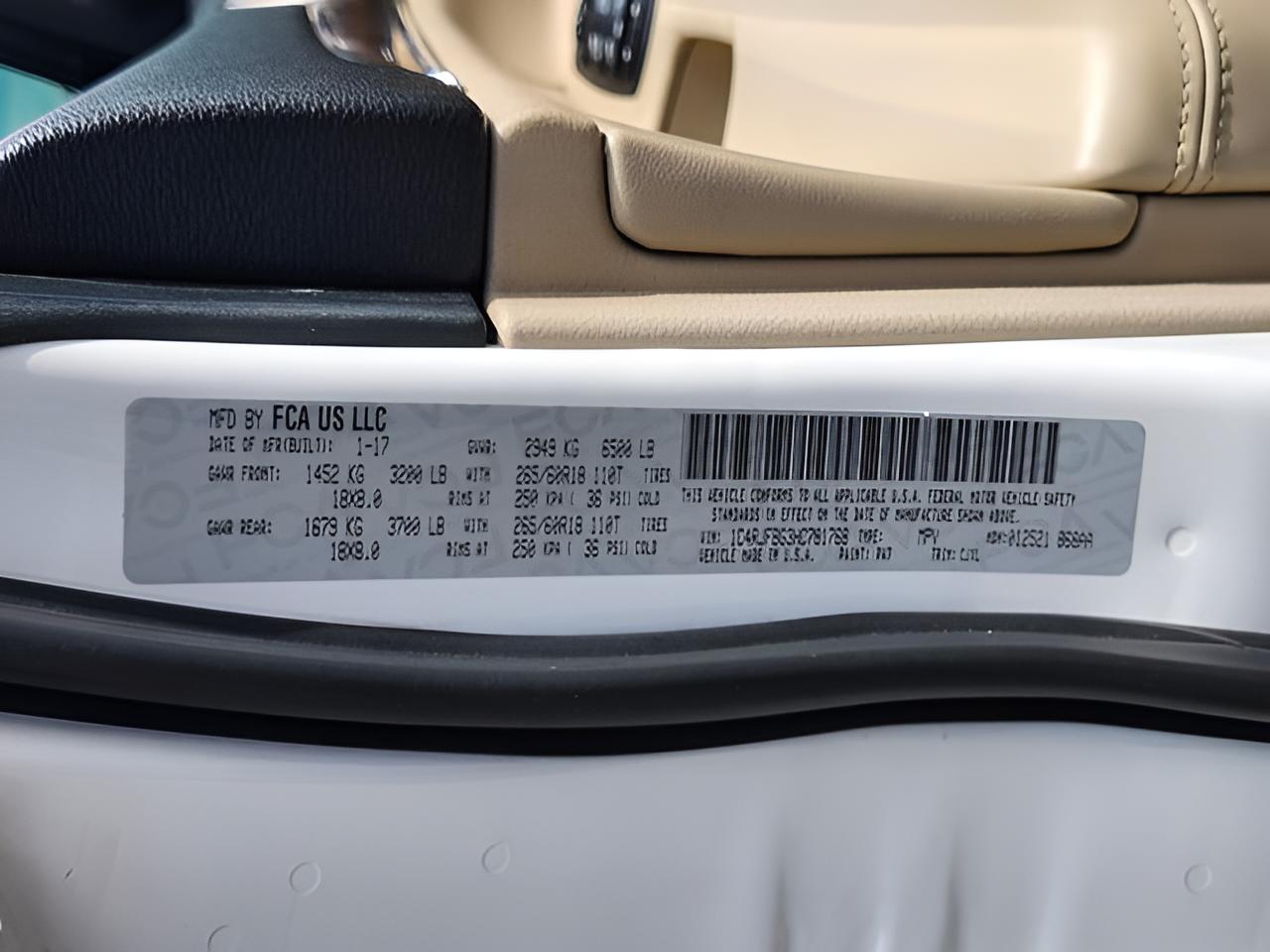 2017 Jeep Grand Cherokee Limited