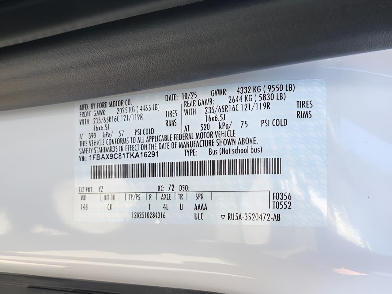 2026 Ford Transit-350 XLT
