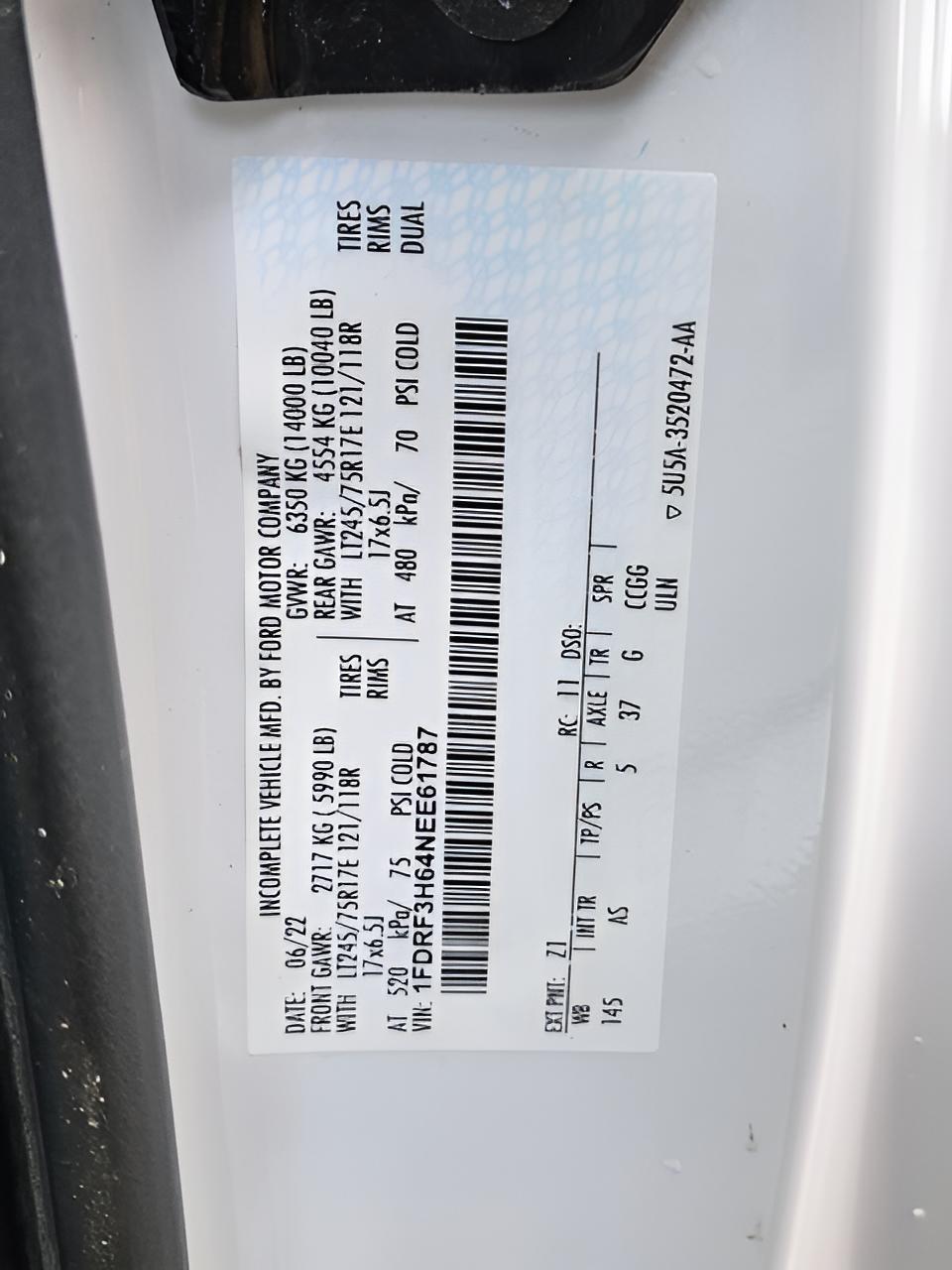 2022 Ford F-350SD XL DRW