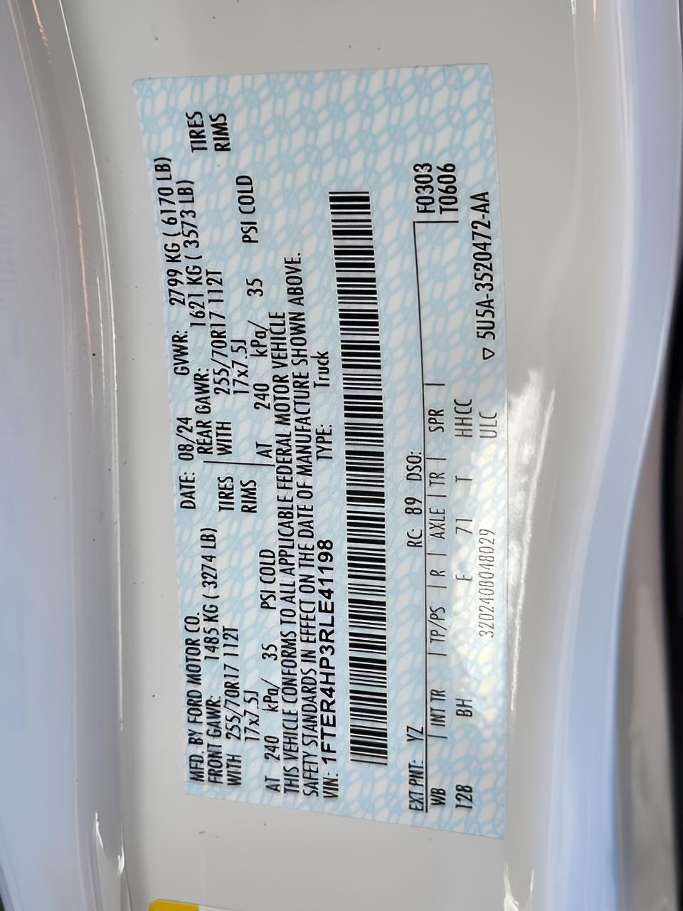 2024 Ford Ranger XLT