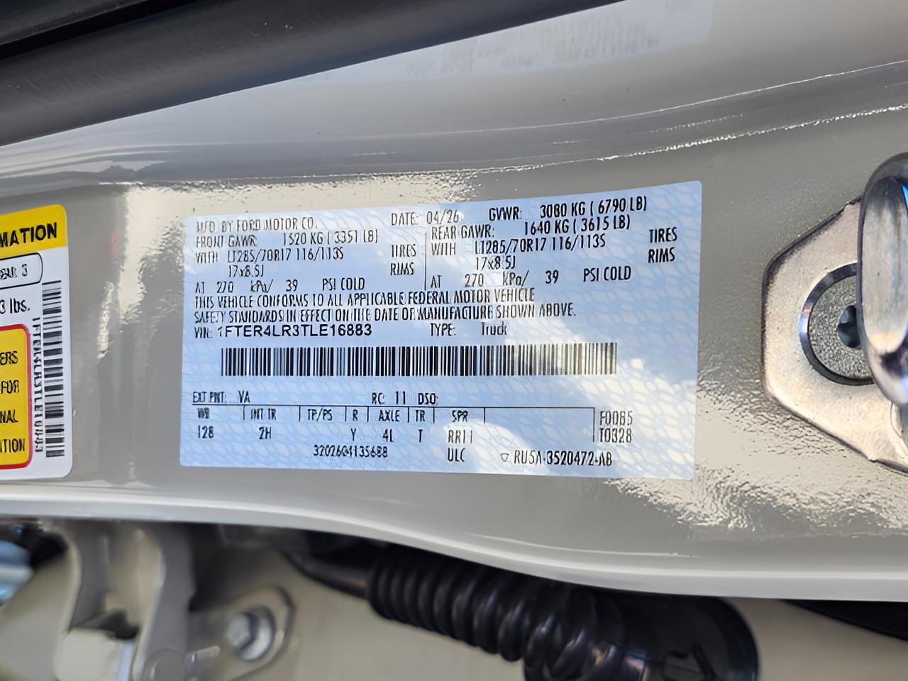 2026 Ford Ranger Raptor