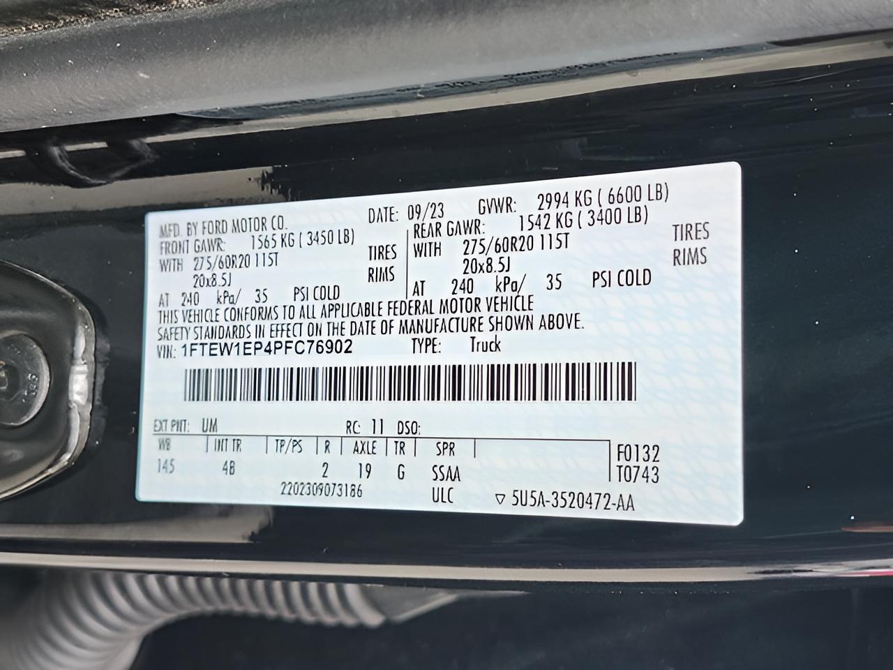 2023 Ford F-150 XLT