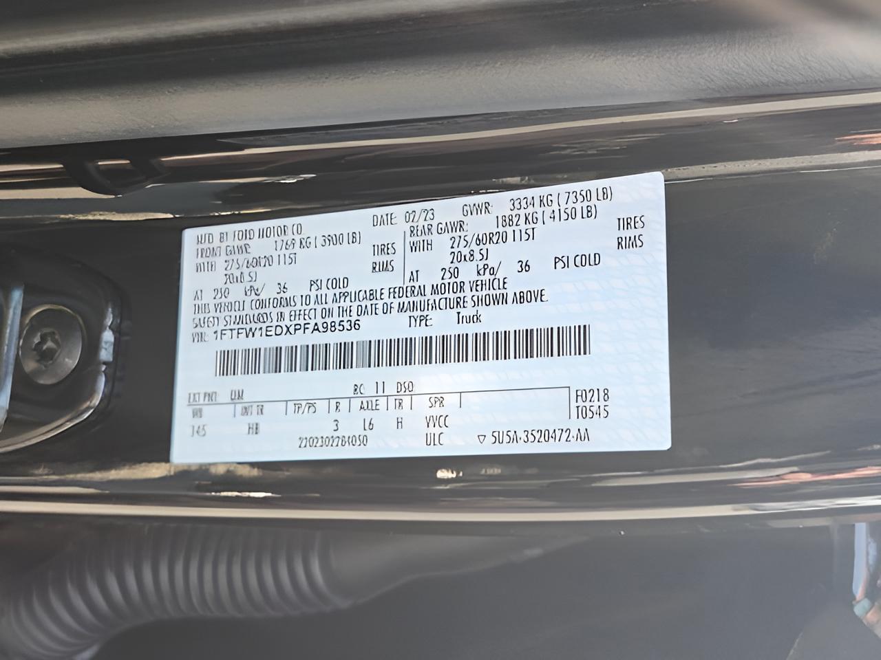 2023 Ford F-150 Lariat