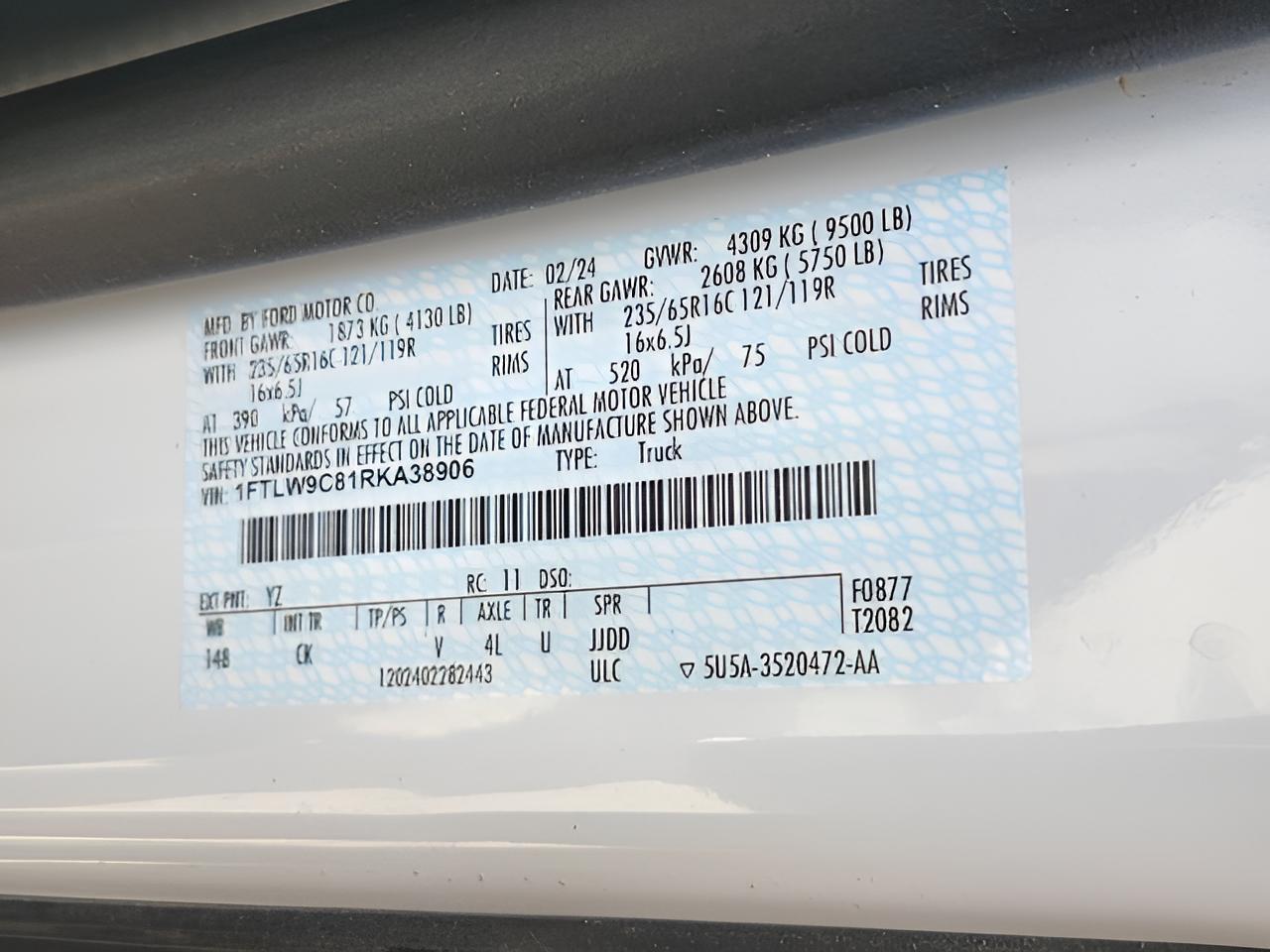 2024 Ford Transit-350 Base