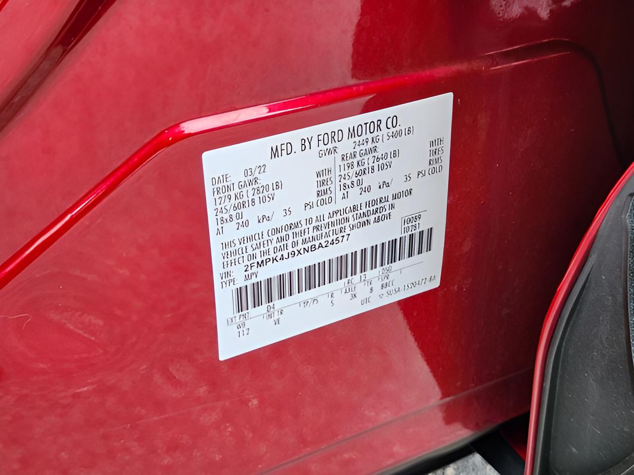 2022 Ford Edge SEL