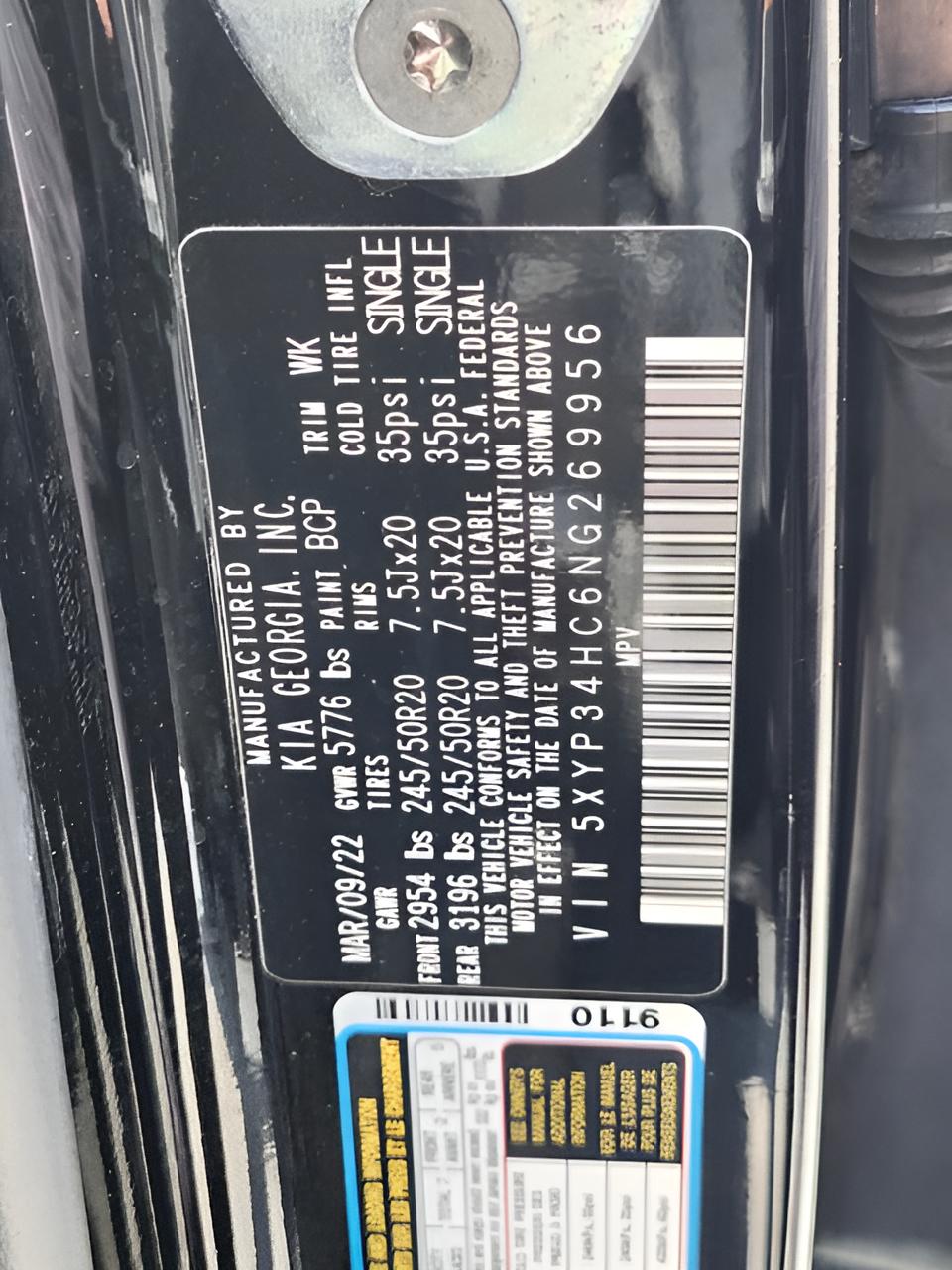 2022 Kia Telluride EX