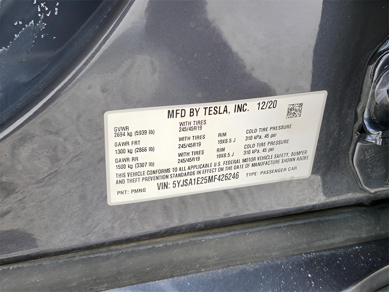 2021 Tesla Model S Long Range