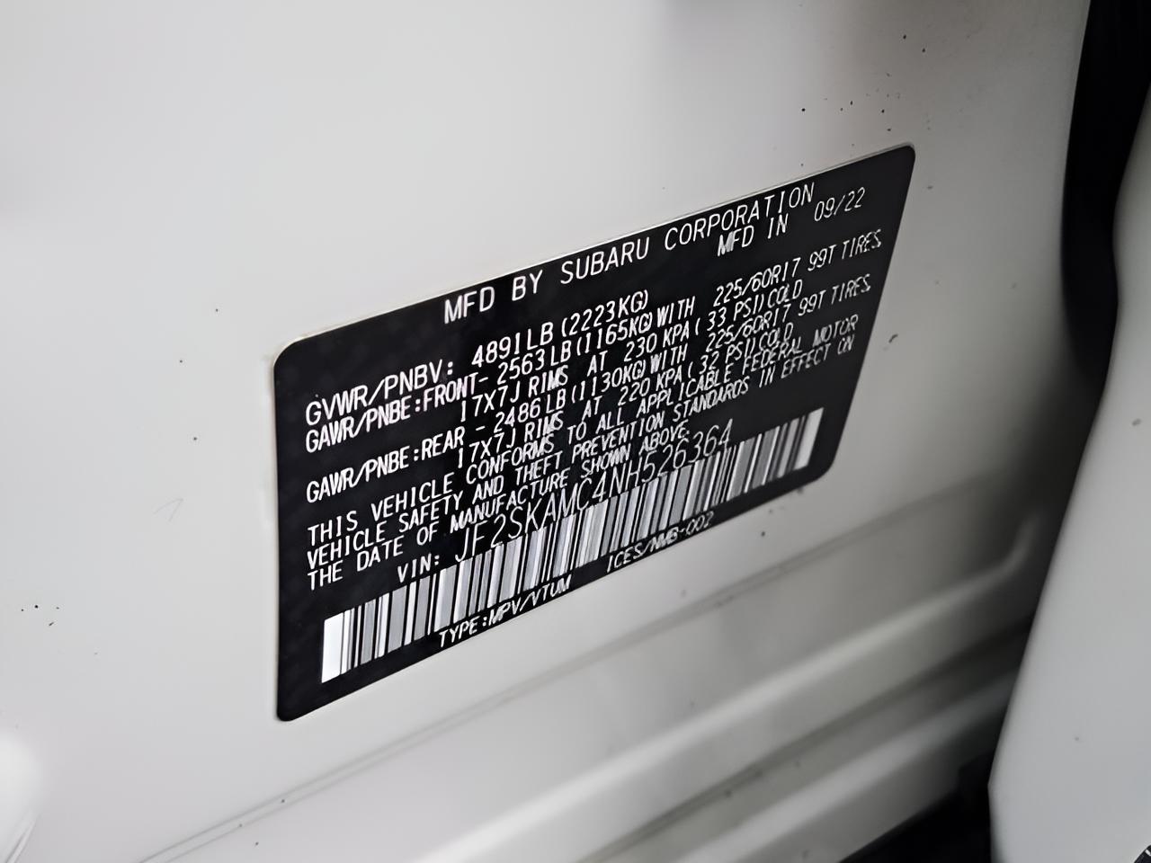 2022 Subaru Forester Wilderness