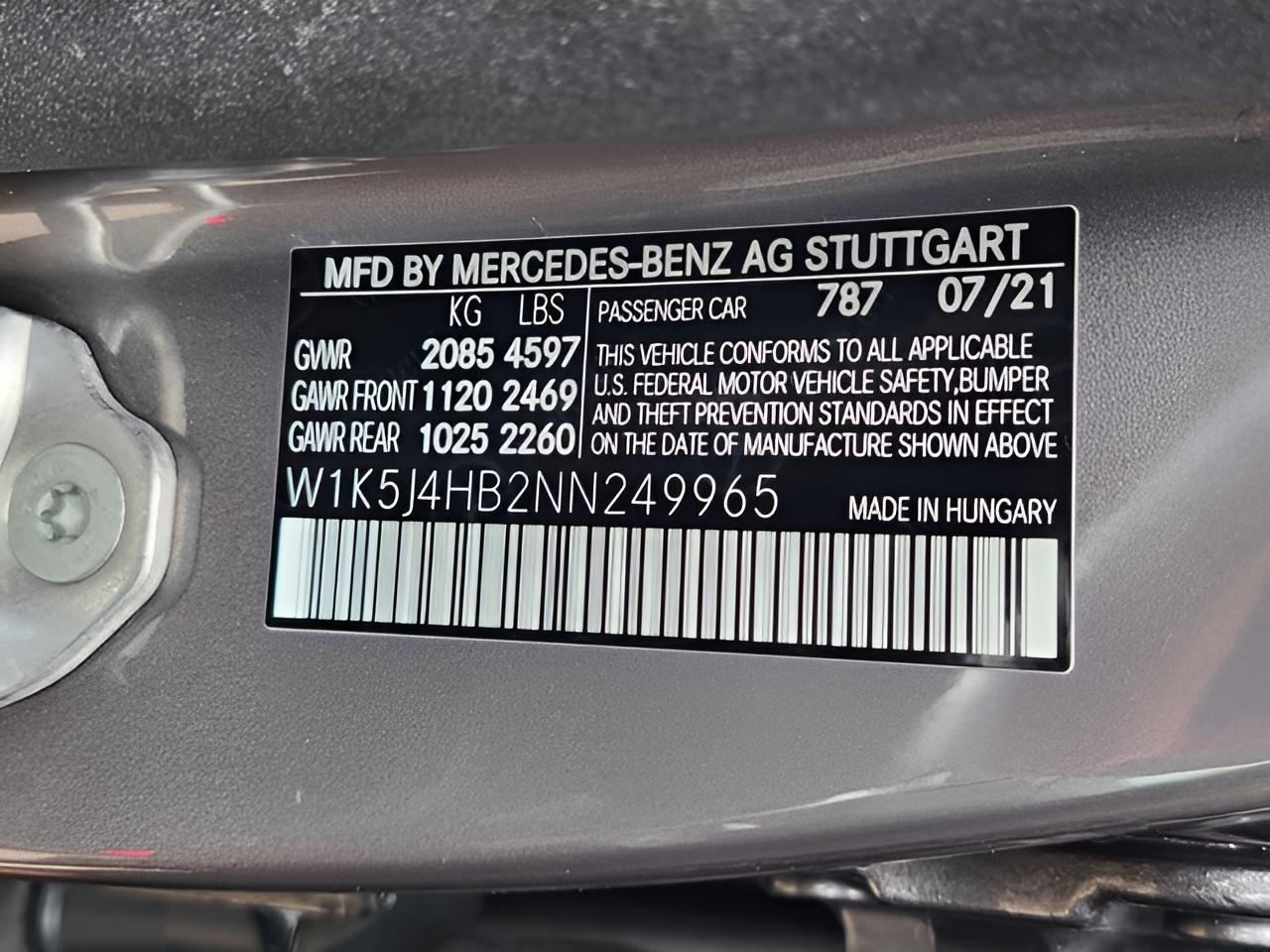 2022 Mercedes-Benz CLA CLA 250 4MATIC®