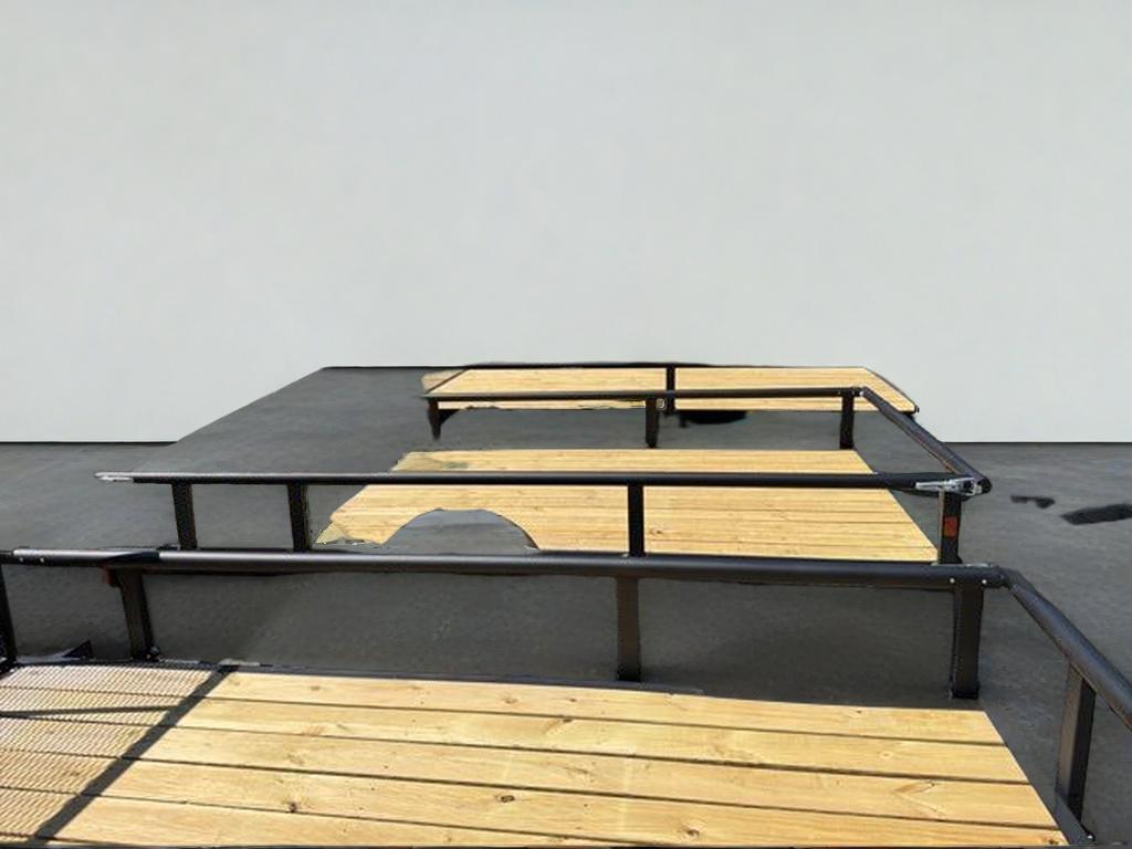 2026 Karavan 12 Ft steel w/wood deck tariler Khu29907212bt