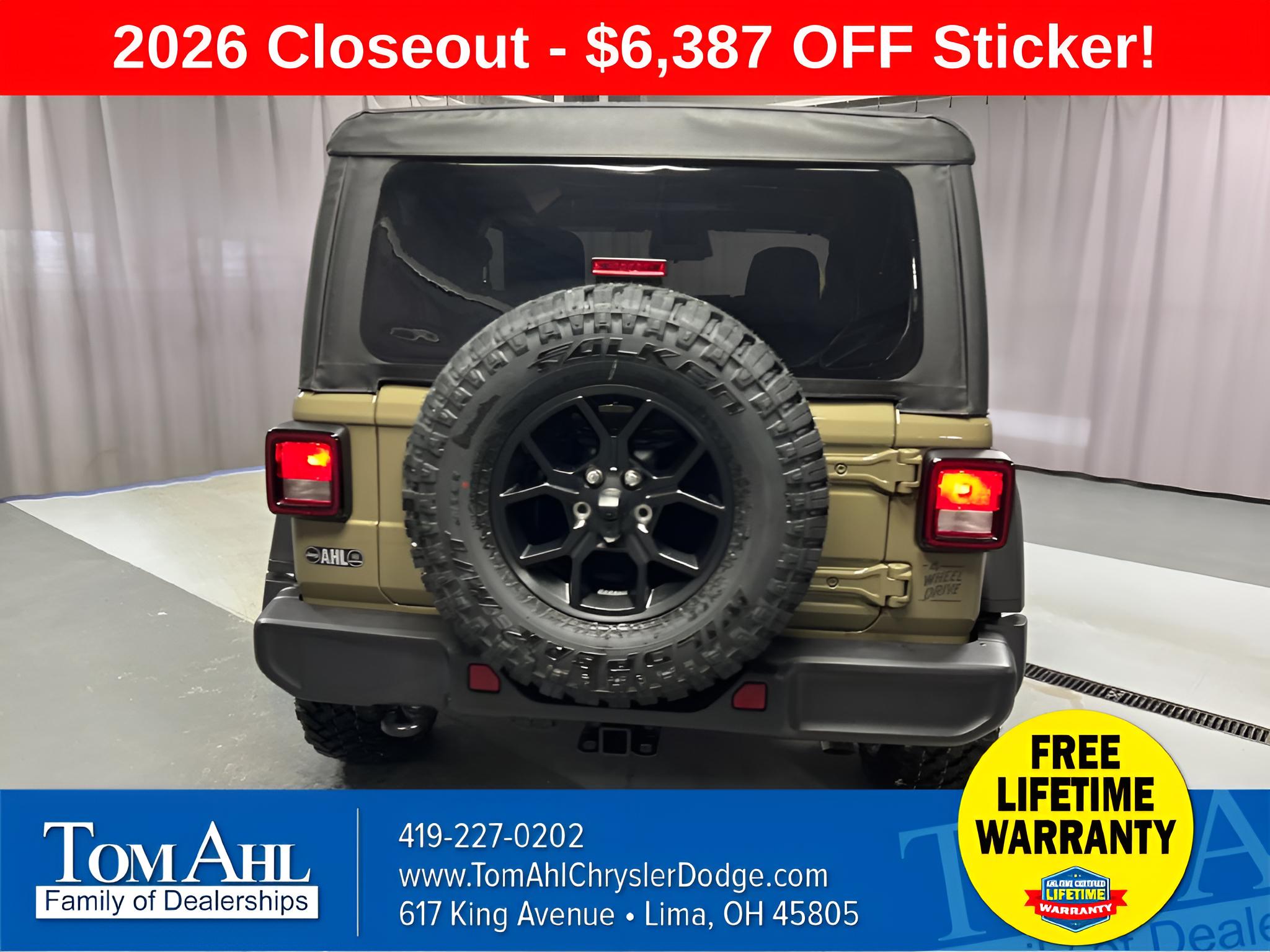 2026 Jeep Wrangler WRANGLER 2-DOOR WILLYS