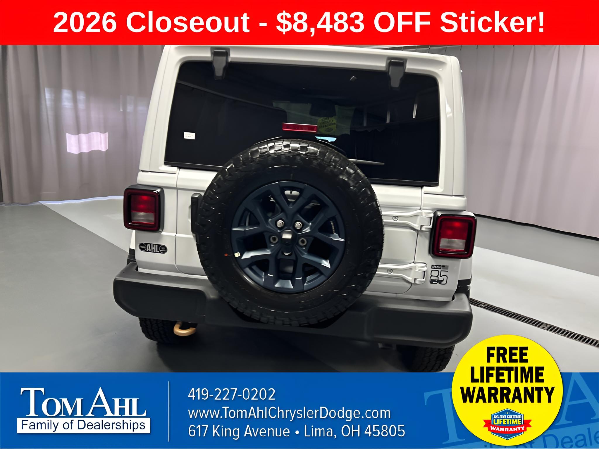 2026 Jeep Wrangler WRANGLER 4-DOOR 85TH ANNIVERSARY EDITION