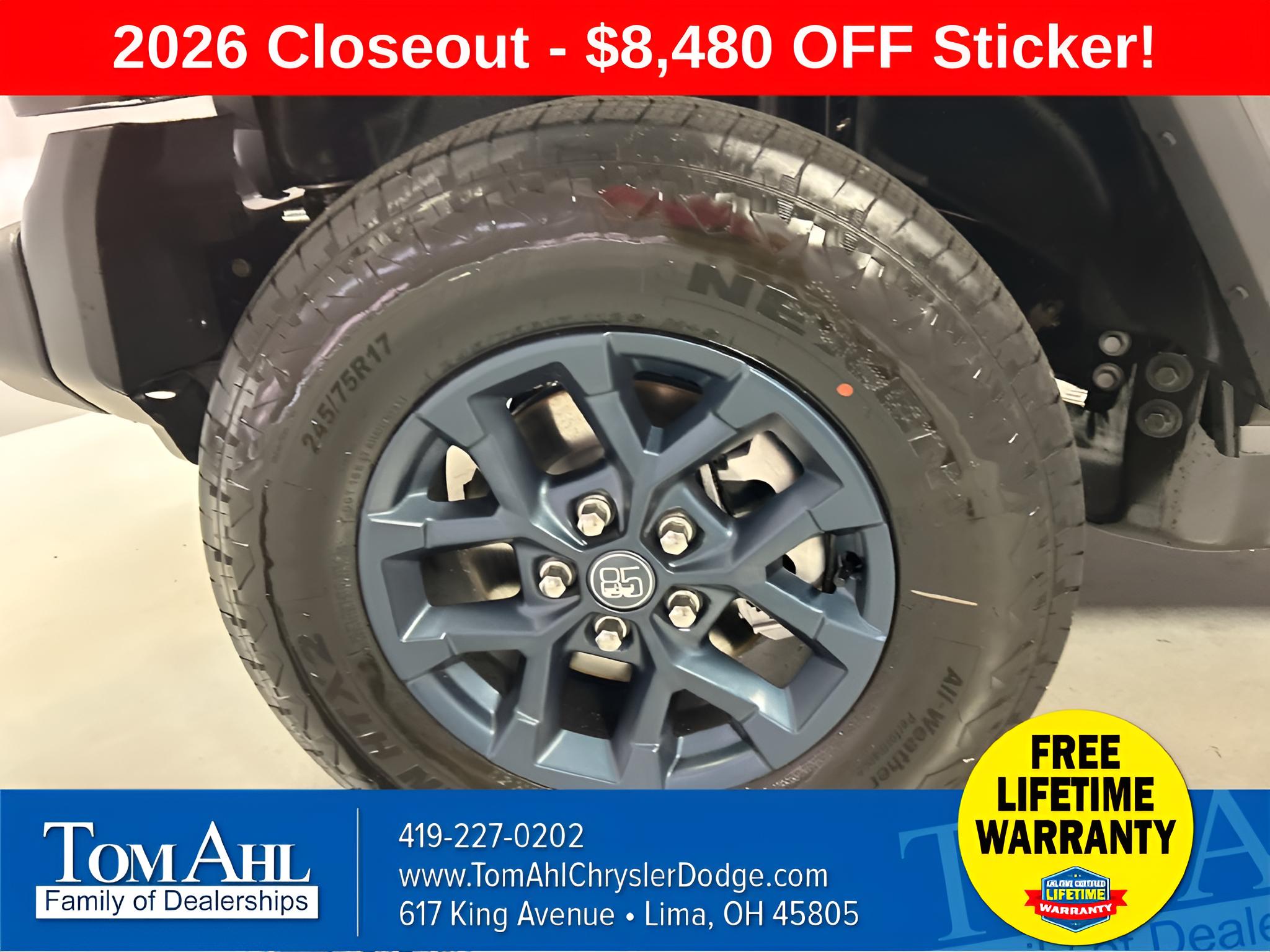 2026 Jeep Wrangler WRANGLER 4-DOOR 85TH ANNIVERSARY EDITION
