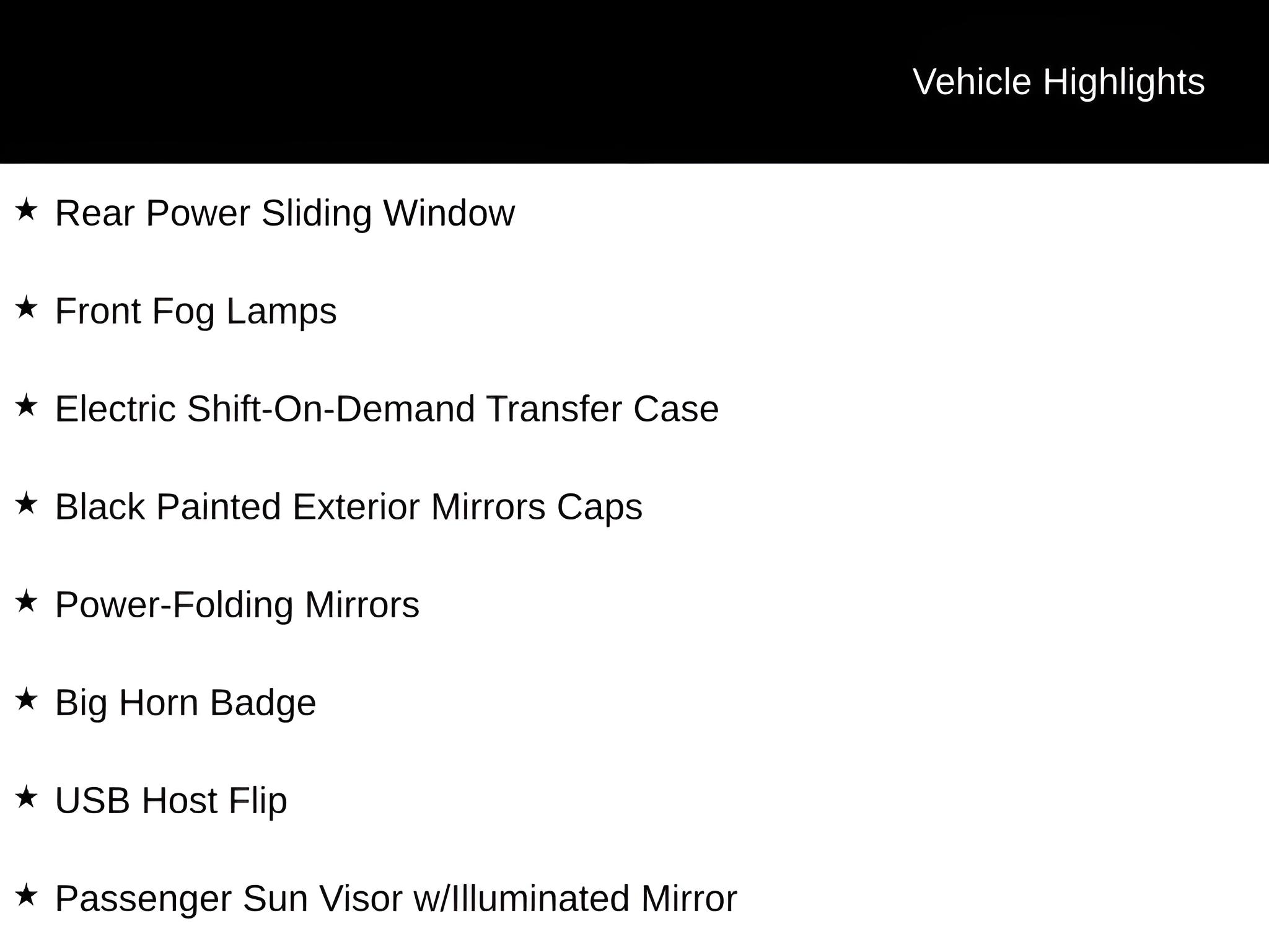 2023 RAM 1500 Big Horn Crew Cab 4x4 5'7' Box