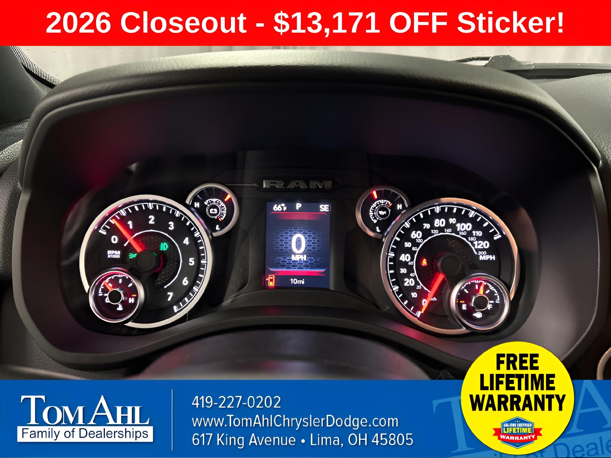 2026 RAM Ram 1500 RAM 1500 BIG HORN CREW CAB 4X4 5'7' BOX