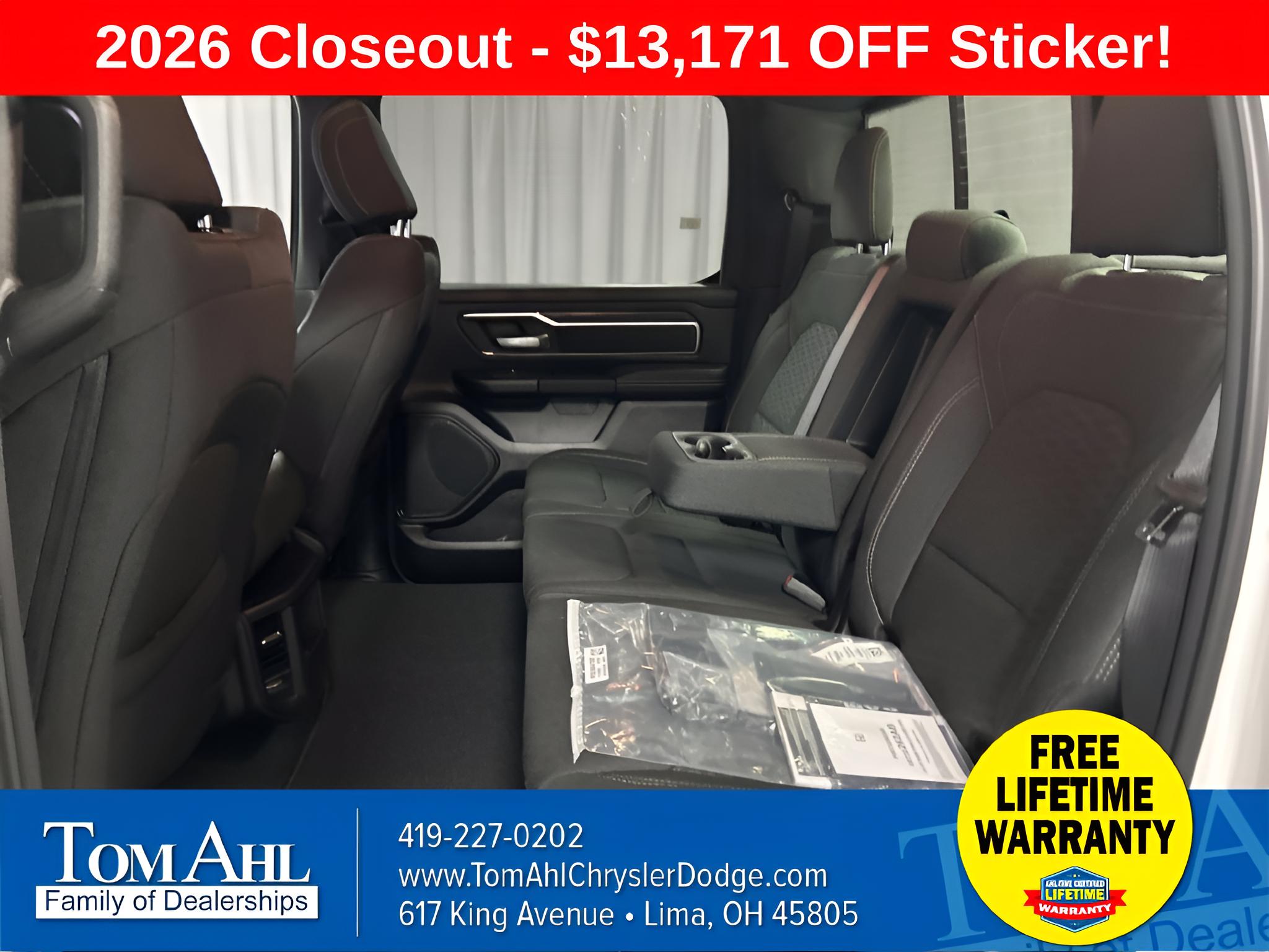 2026 RAM Ram 1500 RAM 1500 BIG HORN CREW CAB 4X4 5'7' BOX