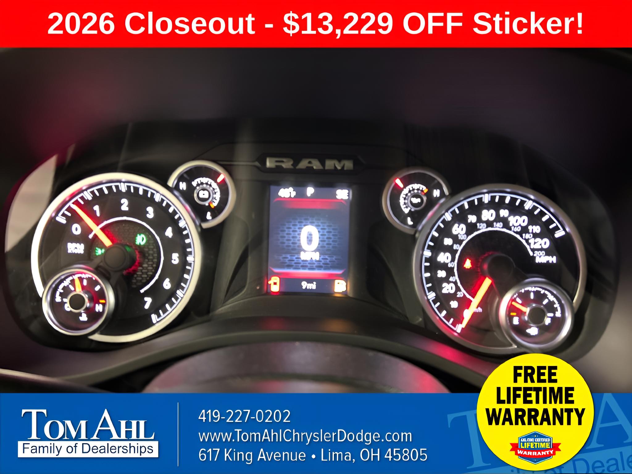 2026 RAM Ram 1500 RAM 1500 BIG HORN CREW CAB 4X4 5'7' BOX