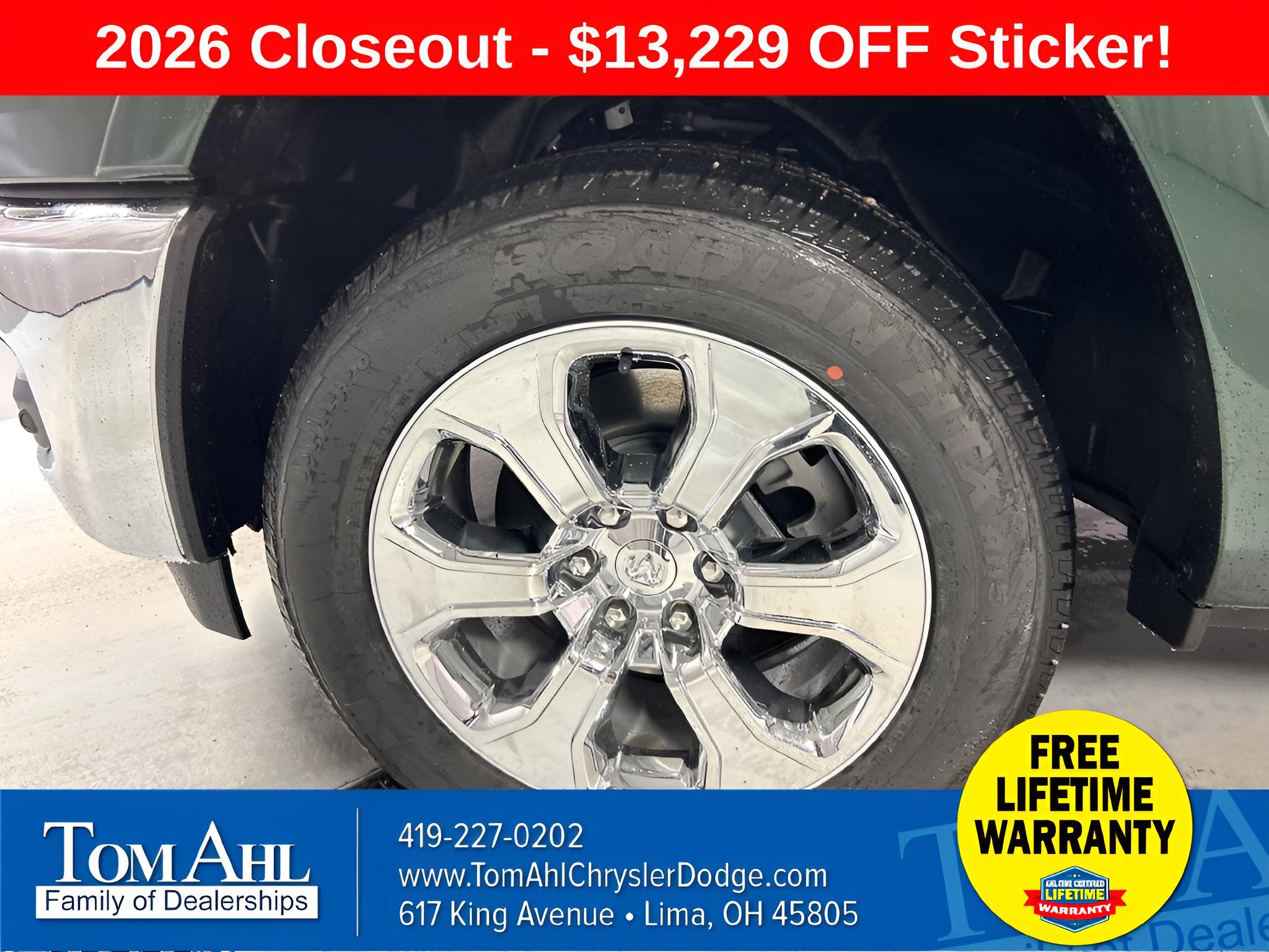 2026 RAM Ram 1500 RAM 1500 BIG HORN CREW CAB 4X4 5'7' BOX