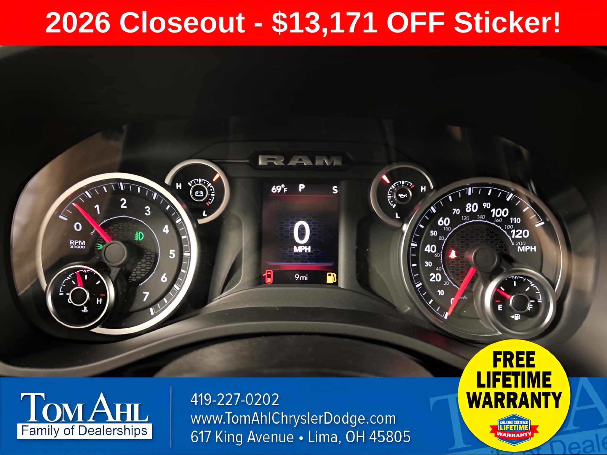 2026 RAM Ram 1500 RAM 1500 BIG HORN CREW CAB 4X4 5'7' BOX