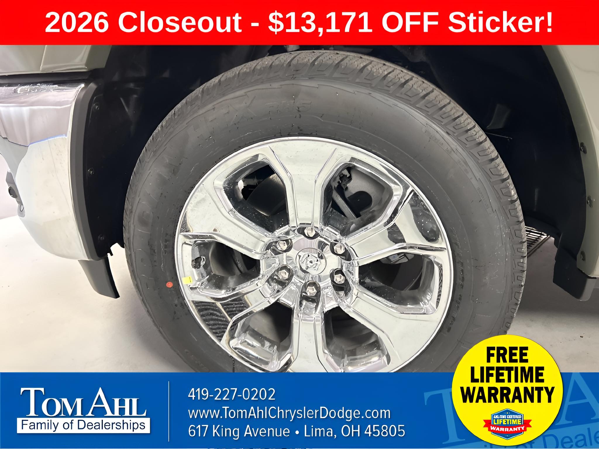 2026 RAM Ram 1500 RAM 1500 BIG HORN CREW CAB 4X4 5'7' BOX