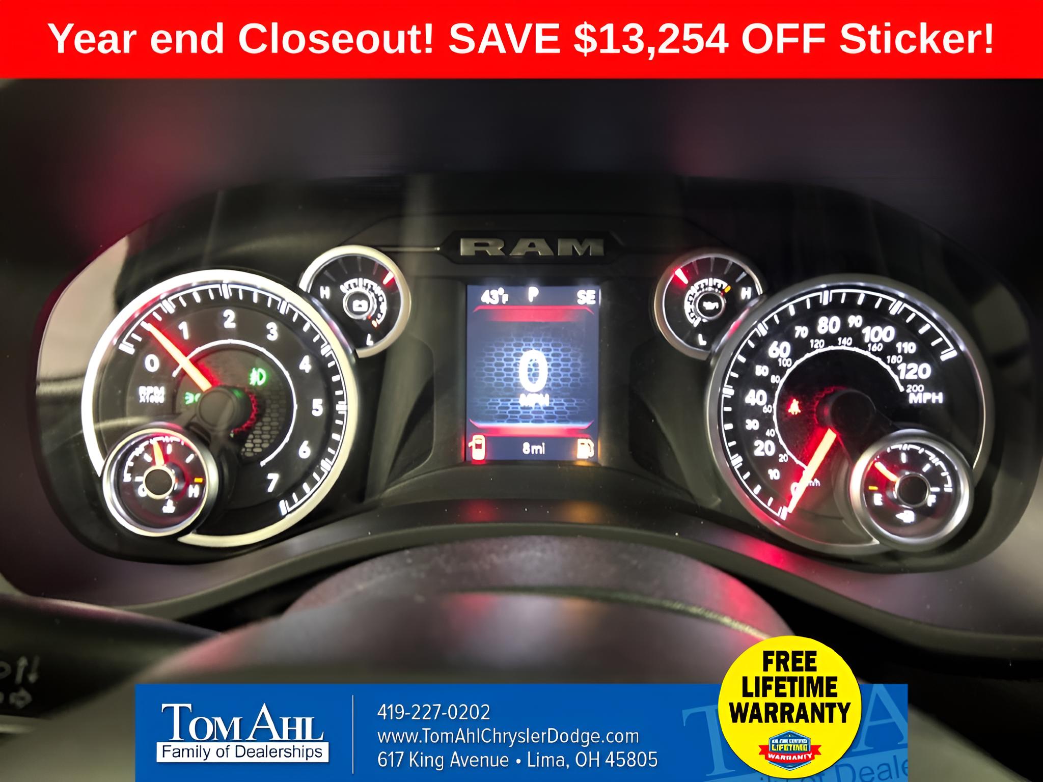 2026 RAM Ram 1500 RAM 1500 BIG HORN CREW CAB 4X4 5'7' BOX