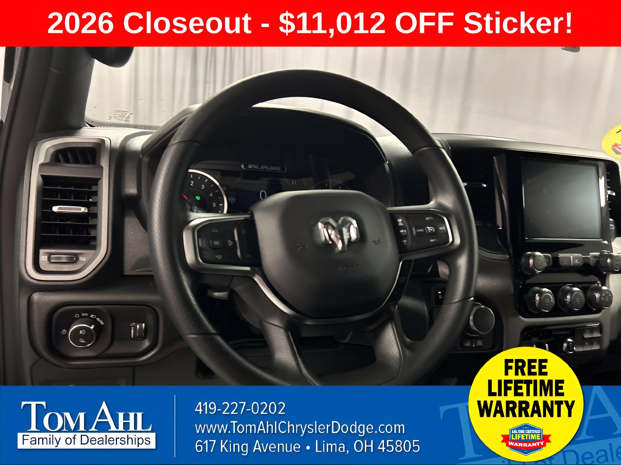 2026 RAM Ram 1500 RAM 1500 WARLOCK CREW CAB 4X4 5'7' BOX