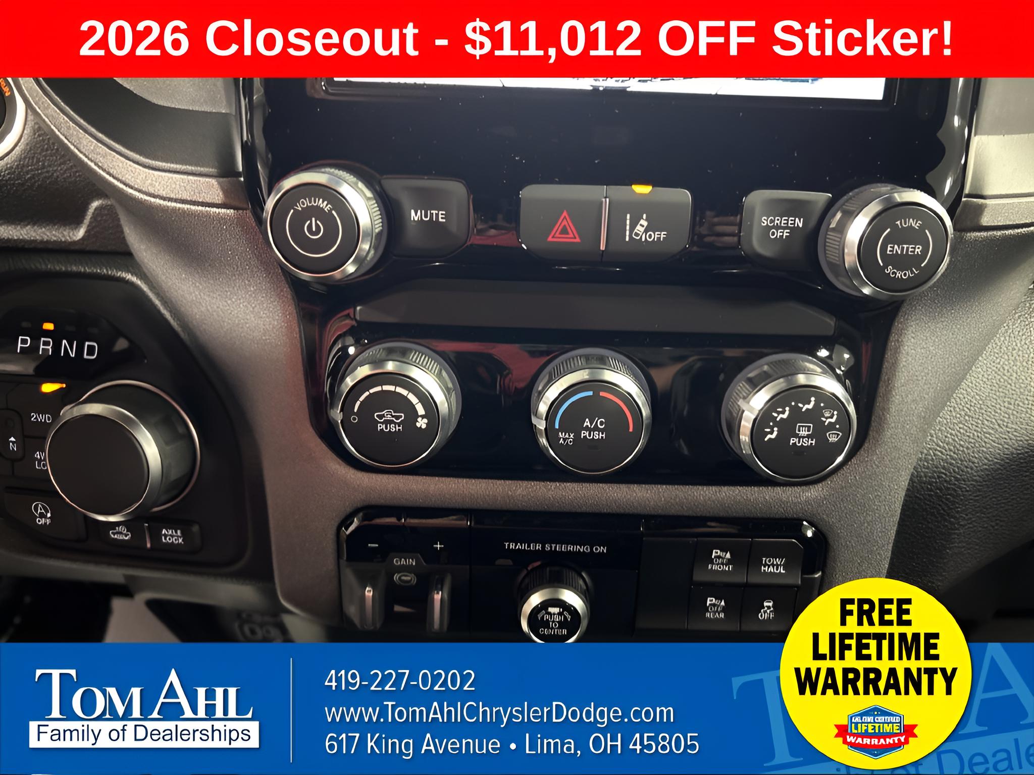 2026 RAM Ram 1500 RAM 1500 WARLOCK CREW CAB 4X4 5'7' BOX