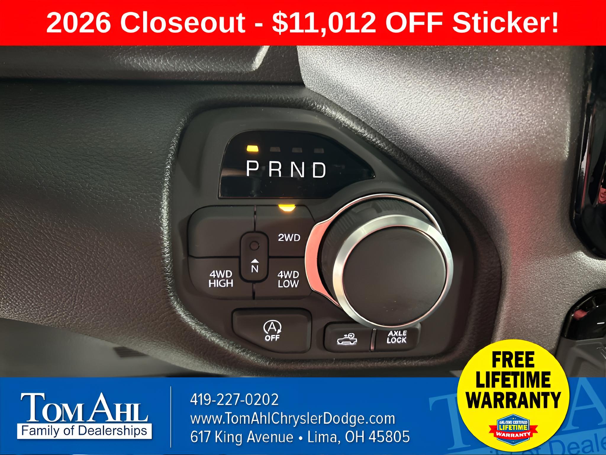 2026 RAM Ram 1500 RAM 1500 WARLOCK CREW CAB 4X4 5'7' BOX