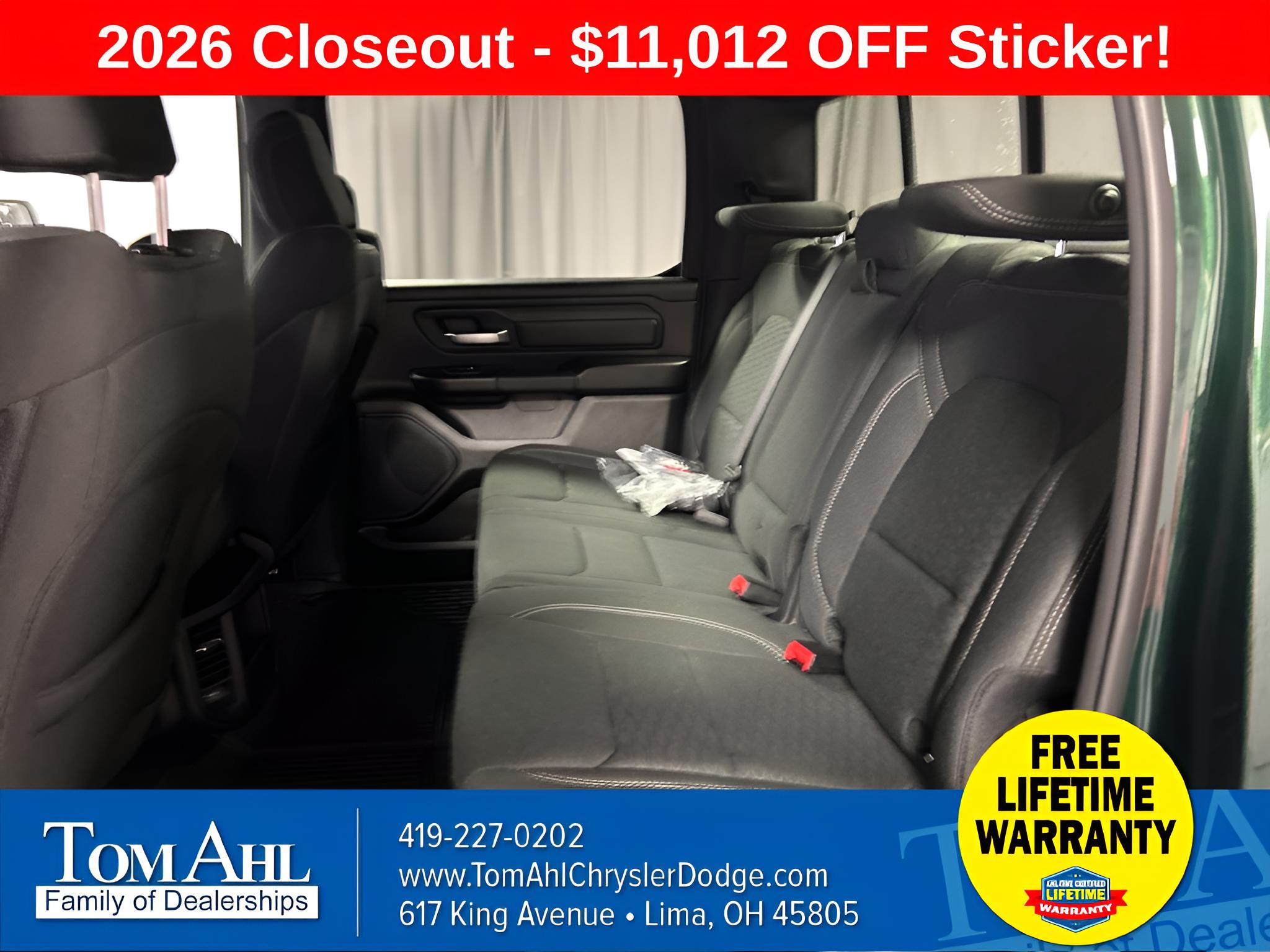 2026 RAM Ram 1500 RAM 1500 WARLOCK CREW CAB 4X4 5'7' BOX