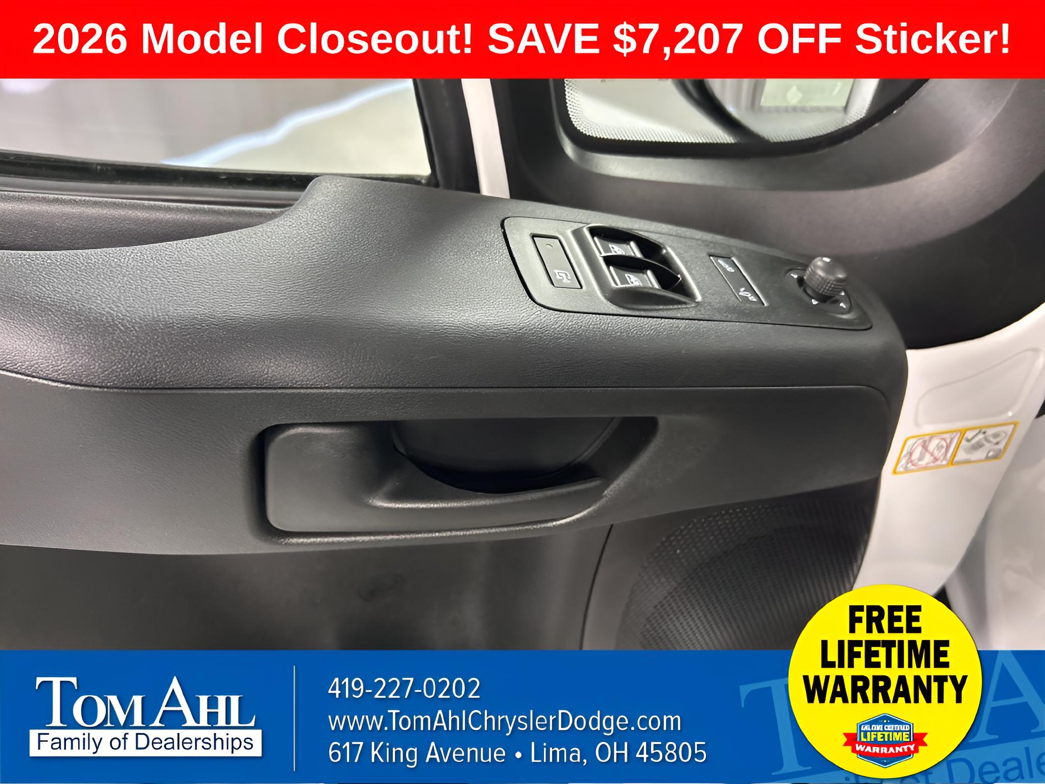 2026 RAM Ram ProMaster RAM PROMASTER 2500 TRADESMAN CARGO VAN HIGH ROOF 159' WB