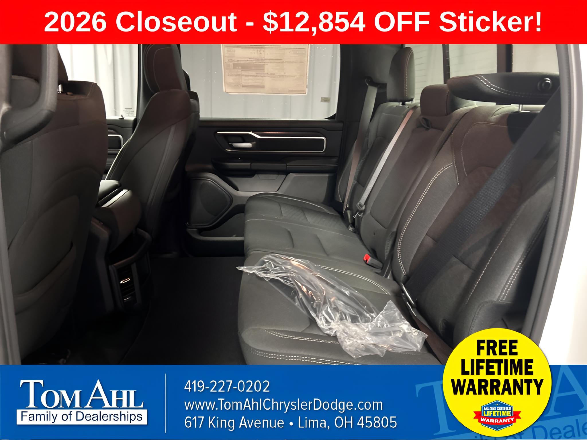 2026 RAM Ram 1500 RAM 1500 BIG HORN CREW CAB 4X4 5'7' BOX