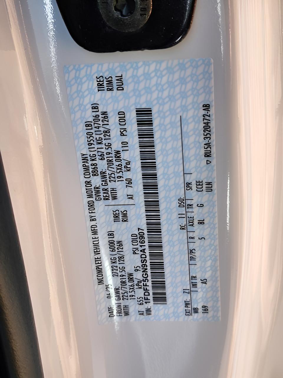 2025 Ford F-550SD XL DRW