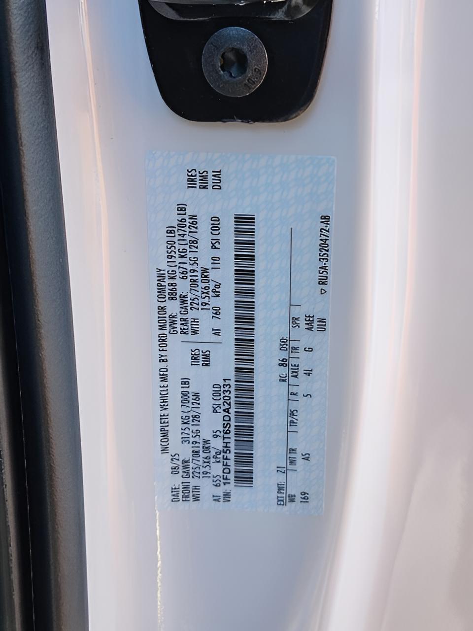 2025 Ford F-550SD XL DRW