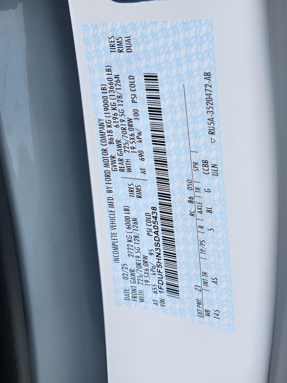 2025 Ford F-550SD XL DRW