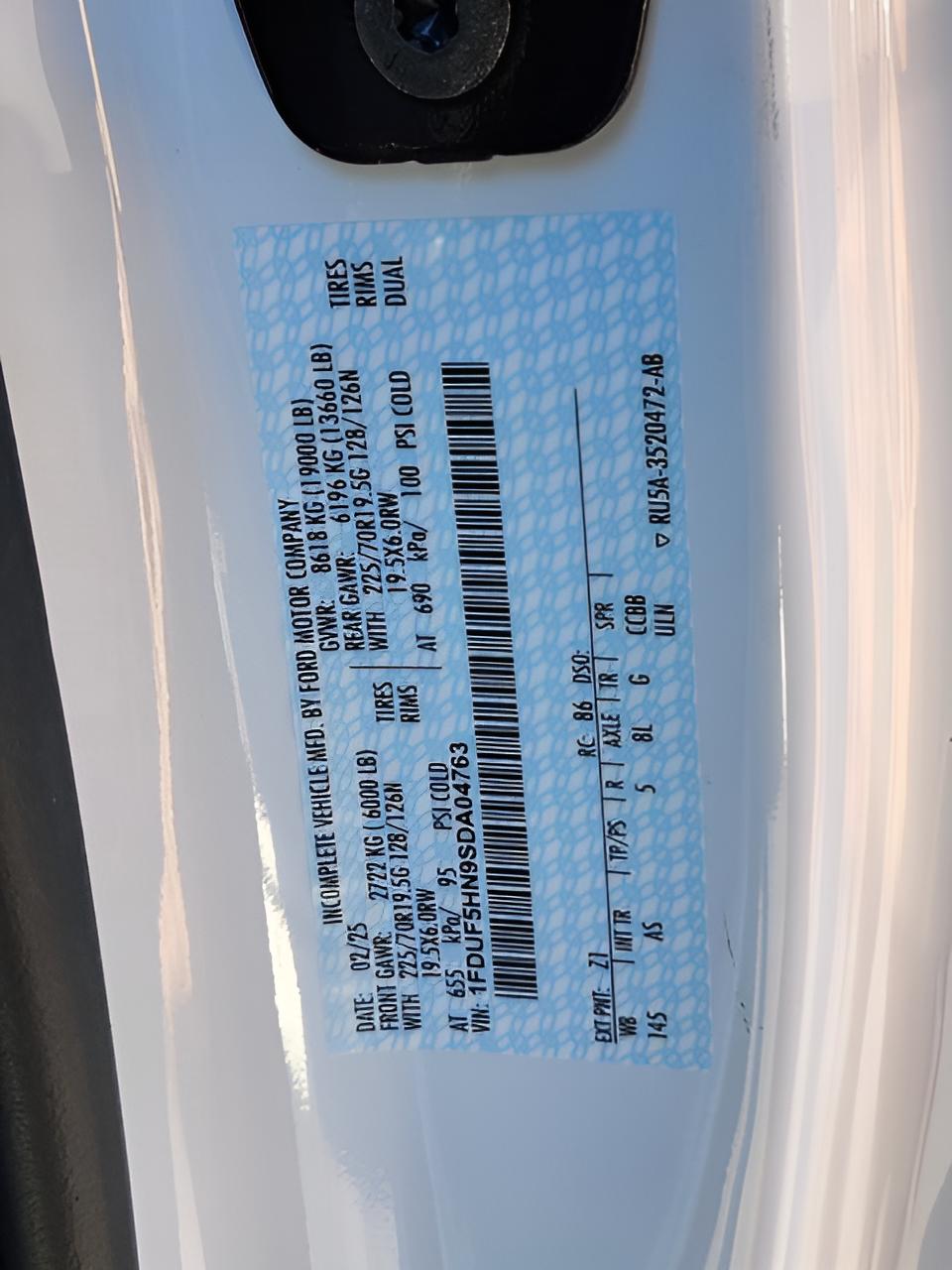 2025 Ford F-550SD XL DRW