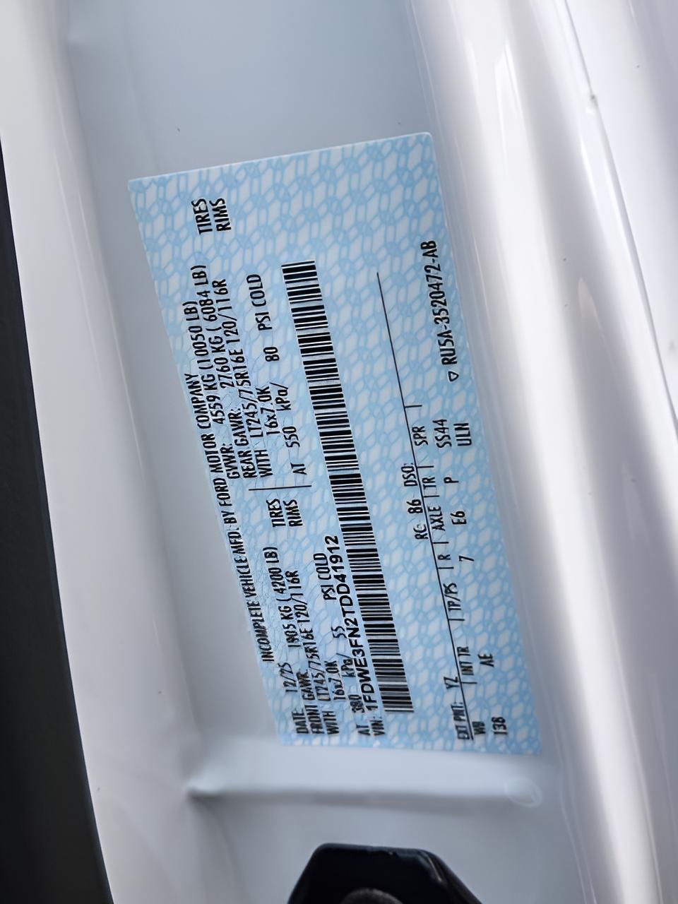 2026 Ford E-350SD Base Cutaway