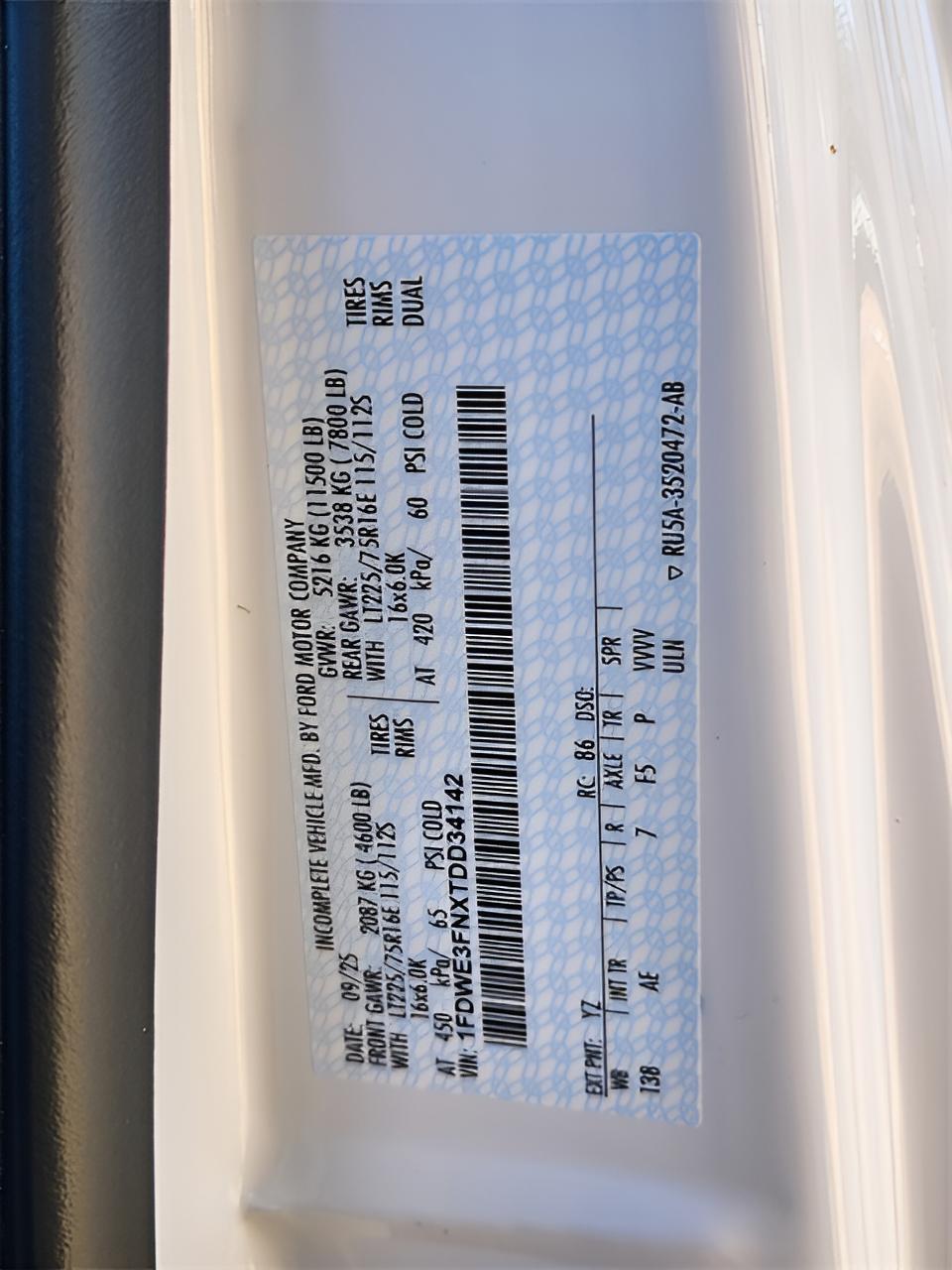 2026 Ford E-350SD Base Cutaway