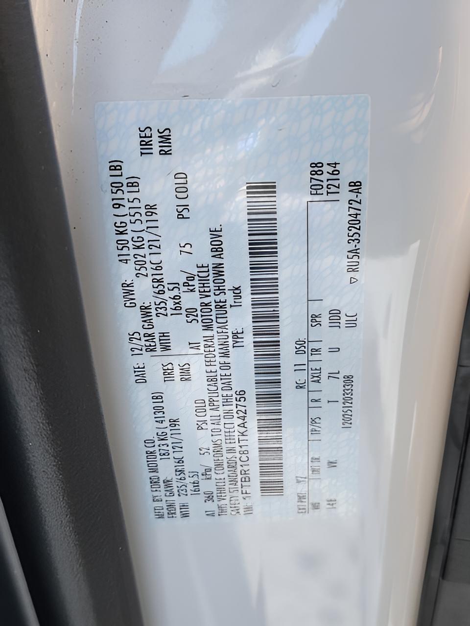 2026 Ford Transit-250 Base