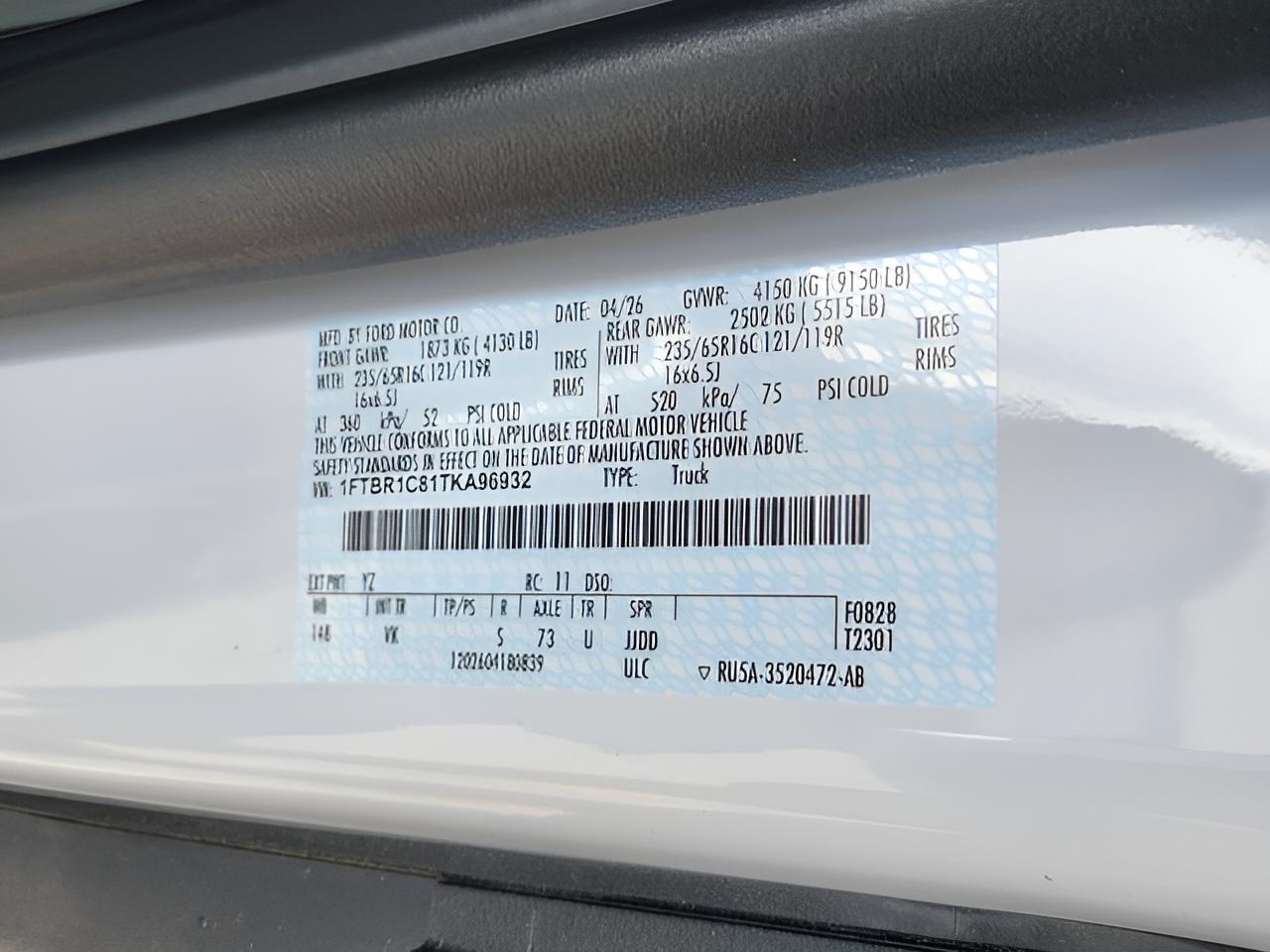2026 Ford Transit-250 Base