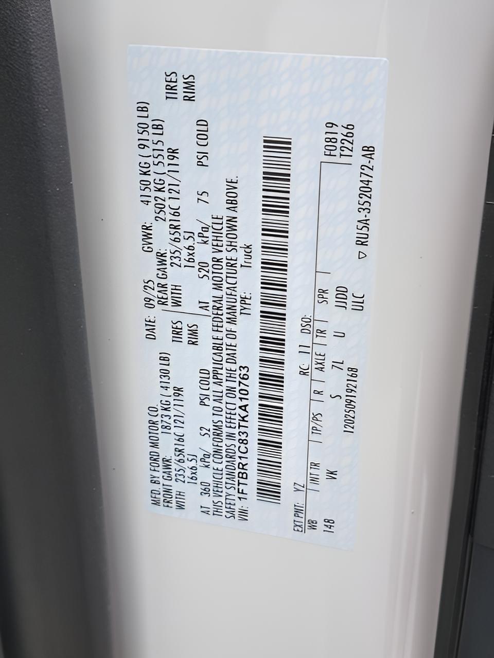 2026 Ford Transit-250 Base