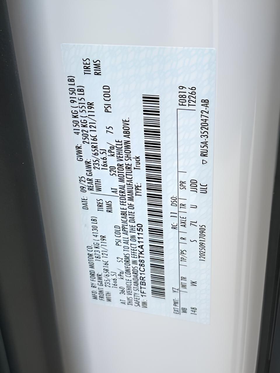 2026 Ford Transit-250 Base