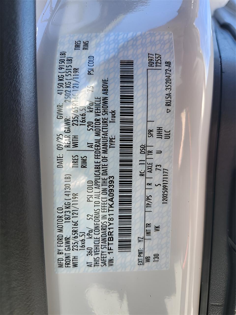 2026 Ford Transit-250 Base