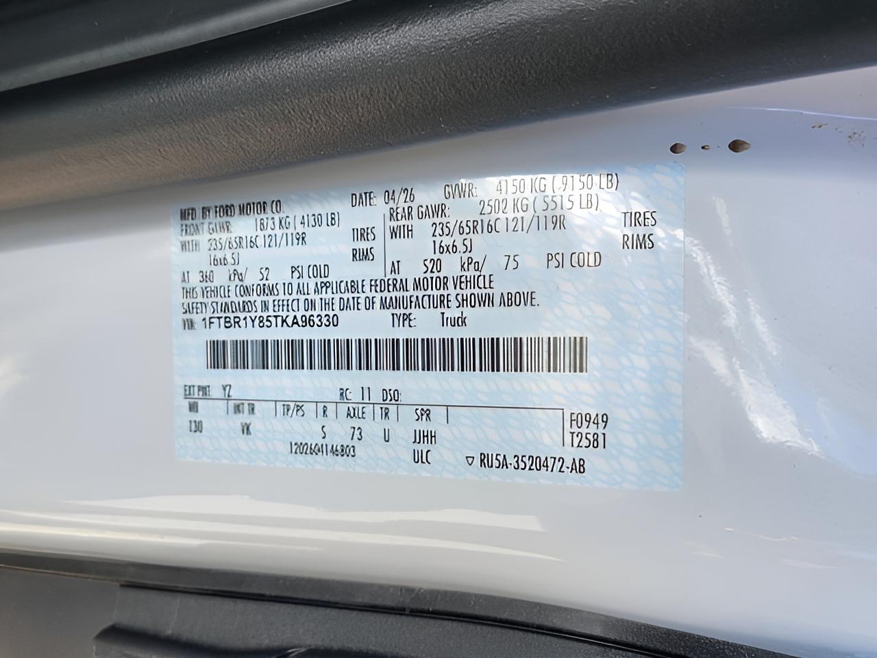 2026 Ford Transit-250 Base