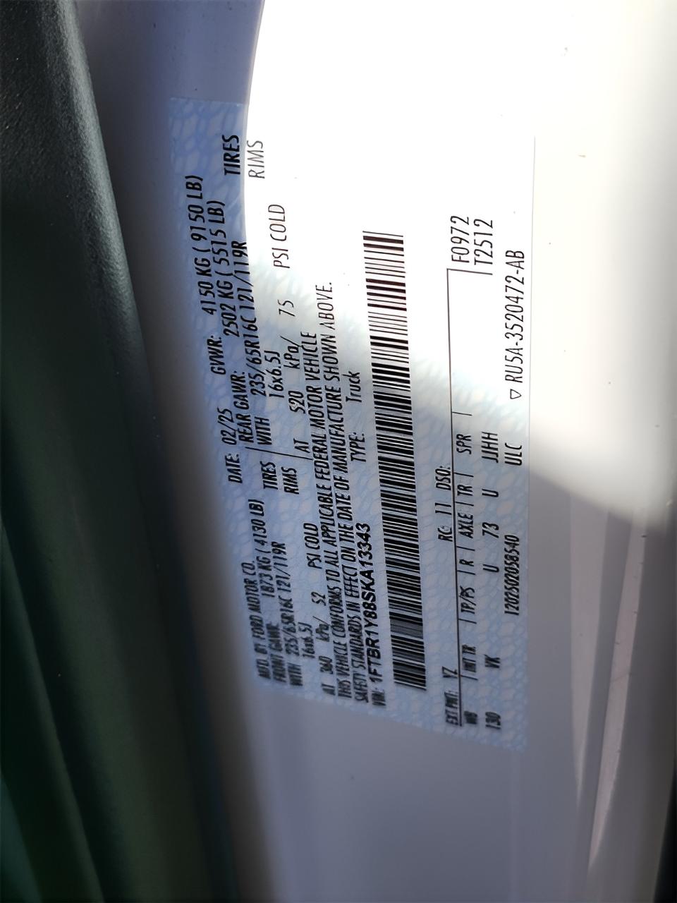 2025 Ford Transit-250 Base