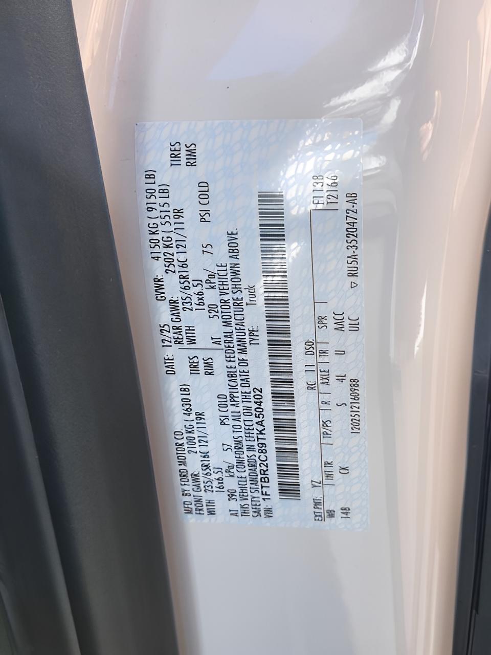 2026 Ford Transit-250 Base