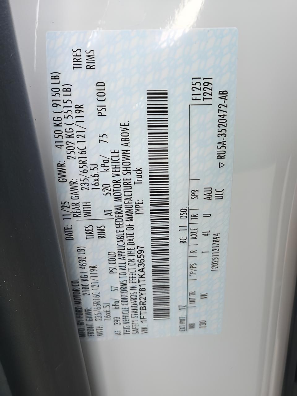 2026 Ford Transit-250 Base