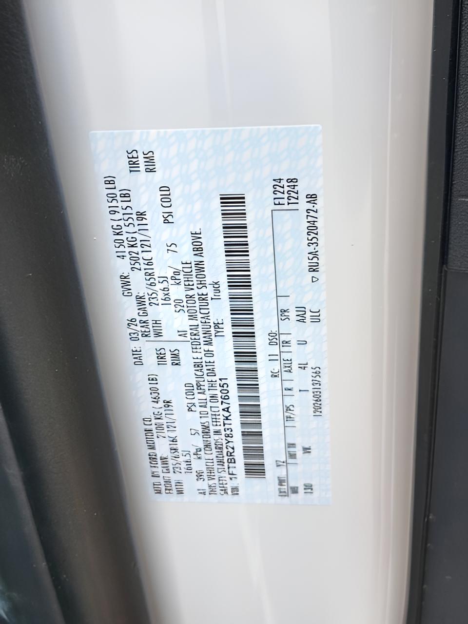 2026 Ford Transit-250 Base